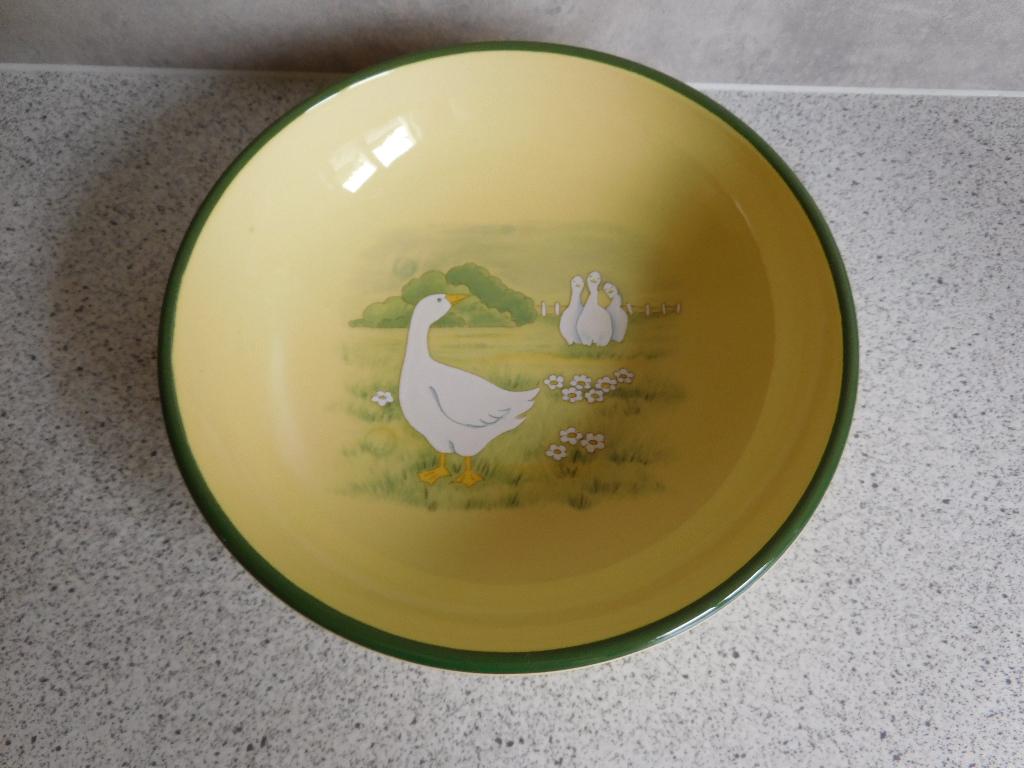 Schaal 16 cm. Ganzen Zeller Keramik Sell am Hammersbach, Keramiek, Ophalen of Verzenden, Overige stijlen, Schaal of Schalen