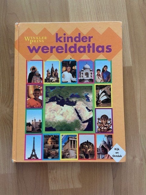 Kinder Wereldatlas - Winkler Prins - Dorling Kindersley, Gelezen, Overige atlassen, 2000 tot heden, Ophalen of Verzenden