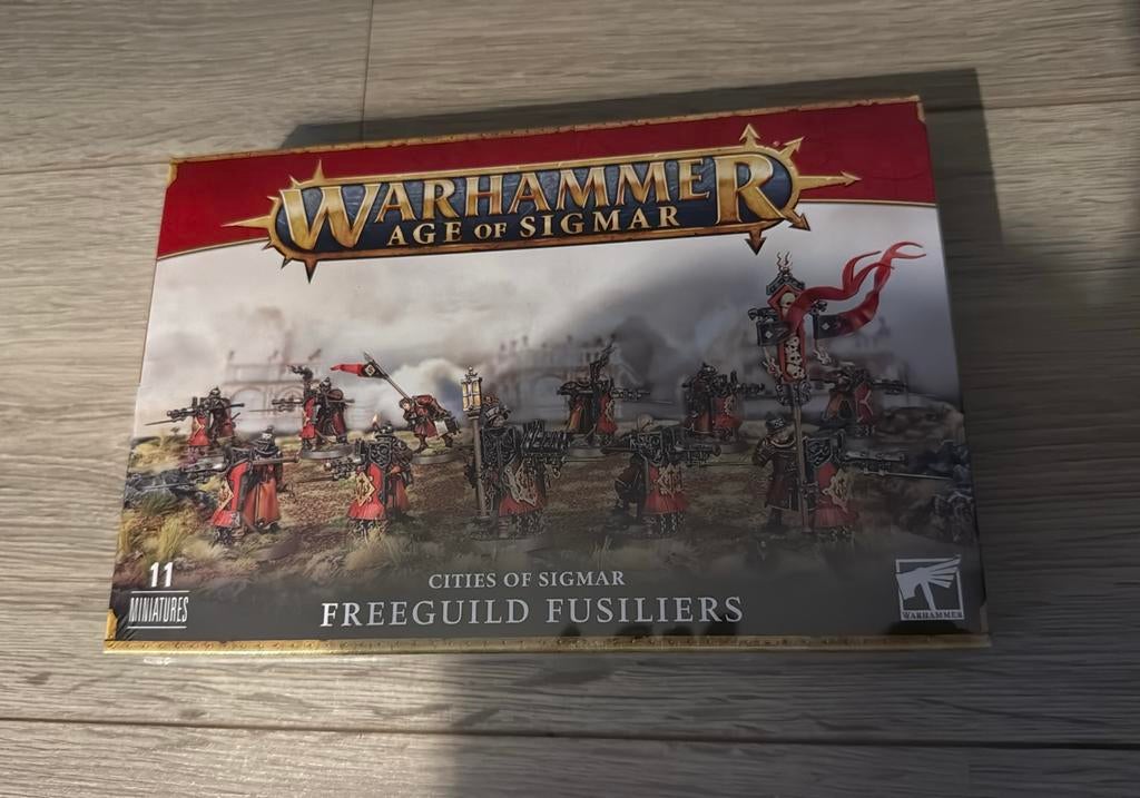 Warhammer AOS Cities Of Sigmar Freeguild Fusiliers sealed, Hobby en Vrije tijd, Ophalen of Verzenden, Zo goed als nieuw, Warhammer