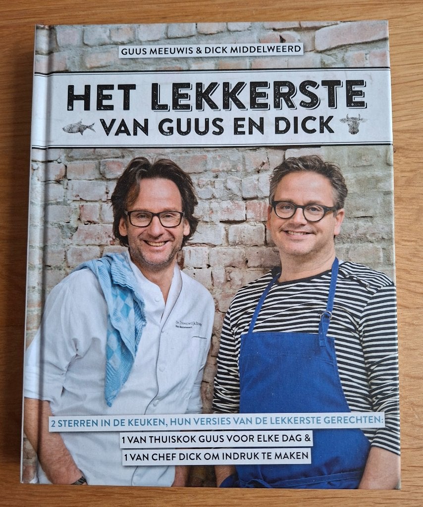 Kookboek “Het lekkerste van Guus en Dick”, Ophalen, Zo goed als nieuw, Nederland en België