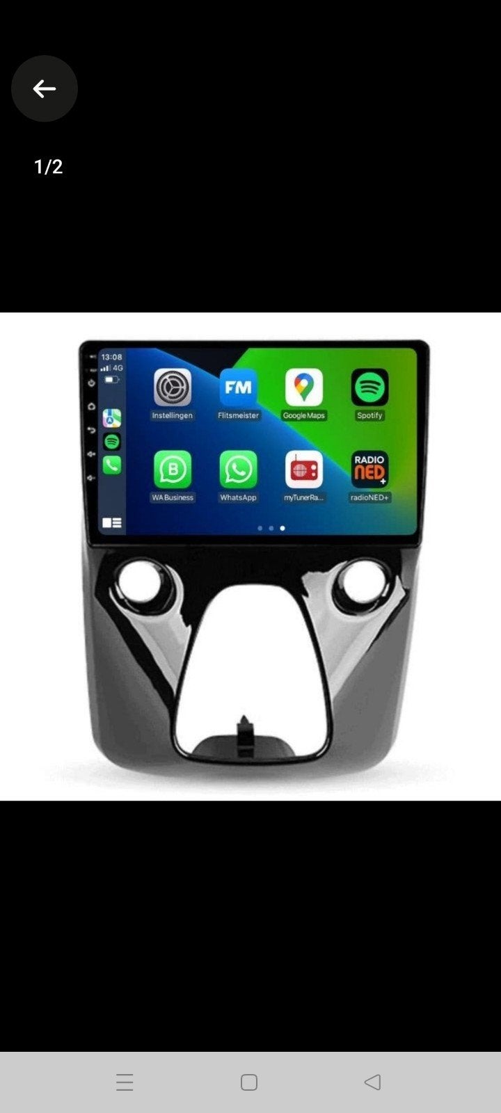 Android CarPlay Systeem voor Toyota Aygo (2014-2022), Auto diversen, Autoradio's, Ophalen, Nieuw
