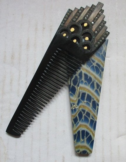 zeldzame art deco kam handtas geometrisch design k9, Verzenden