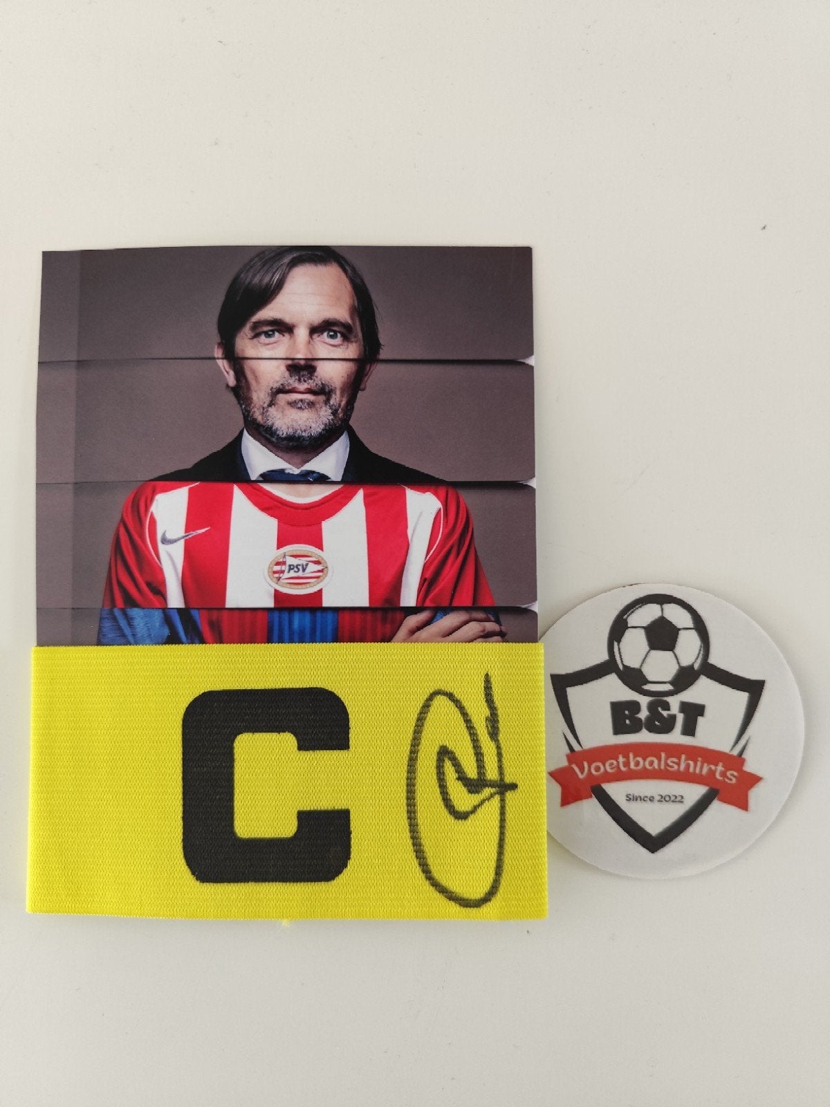 Gesigneerde aanvoerdersband Phillip Cocu PSV, Verzenden, ., ., .