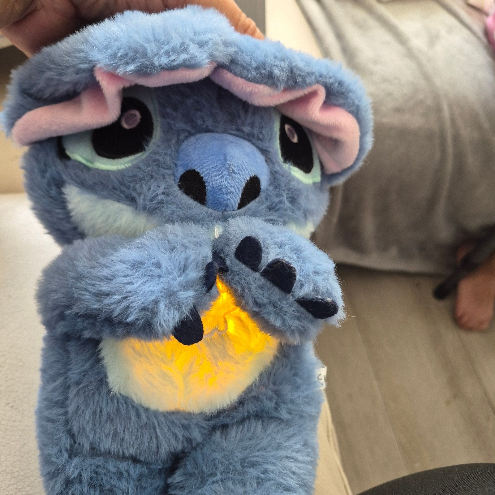 Disney Stitch knuffel met lichtgevende buik, Disney, Disney, Met licht, Overige typen