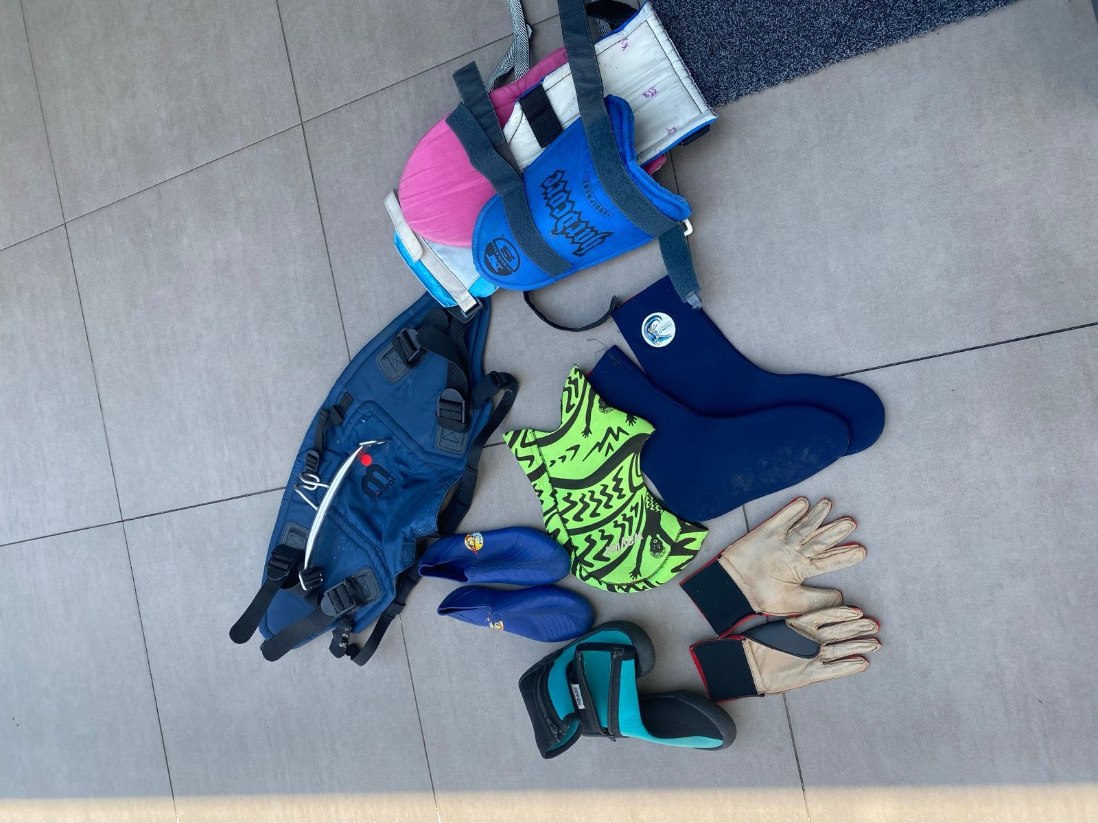 Windsurf accessoires: trapeze, schoenen, handschoenen, Ophalen, Gebruikt, Overige typen