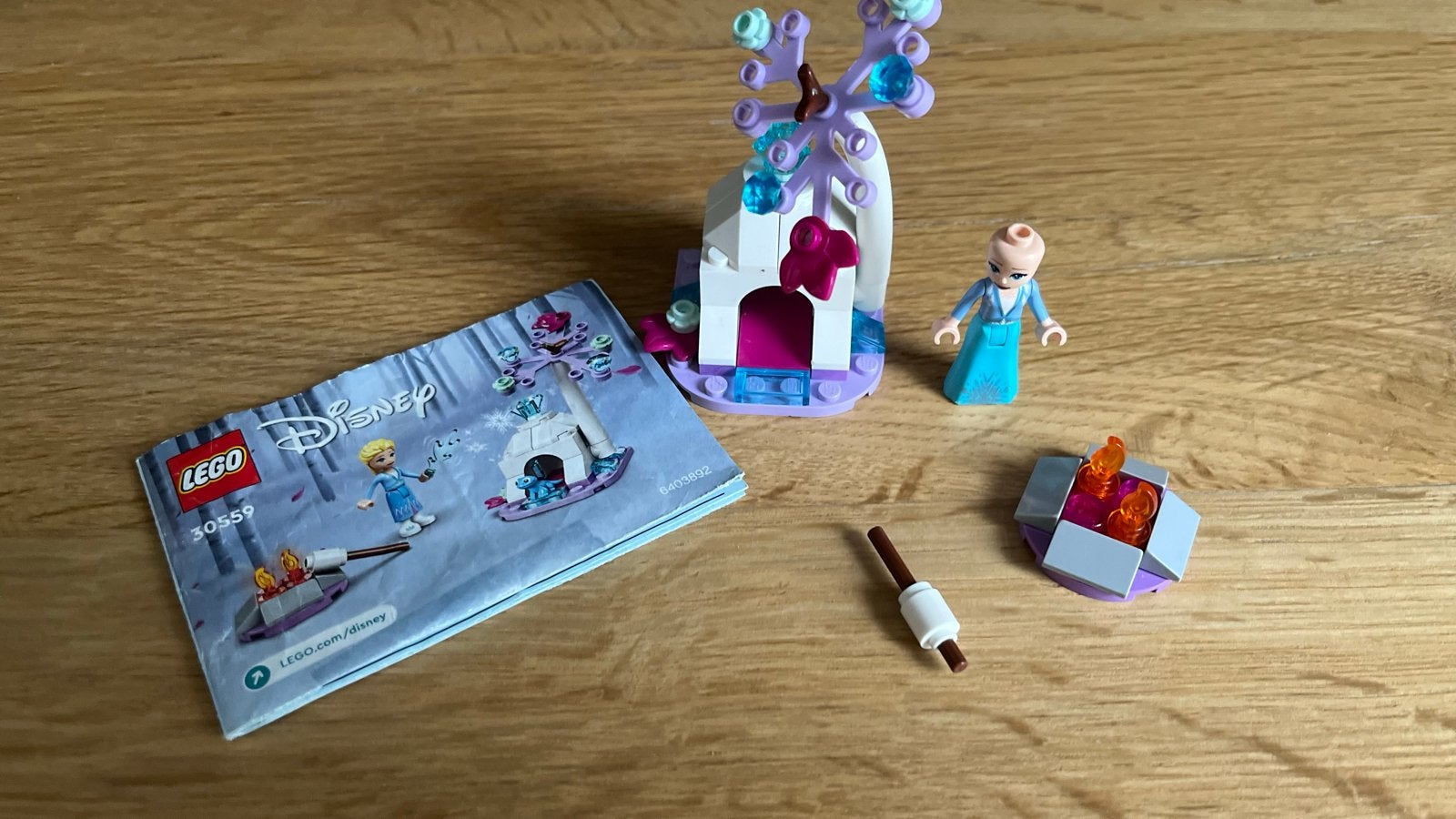 LEGO Disney Frozen Elsa's Wintertroon (30559) - Niet complee, Ophalen of Verzenden, Gebruikt, Overige merken