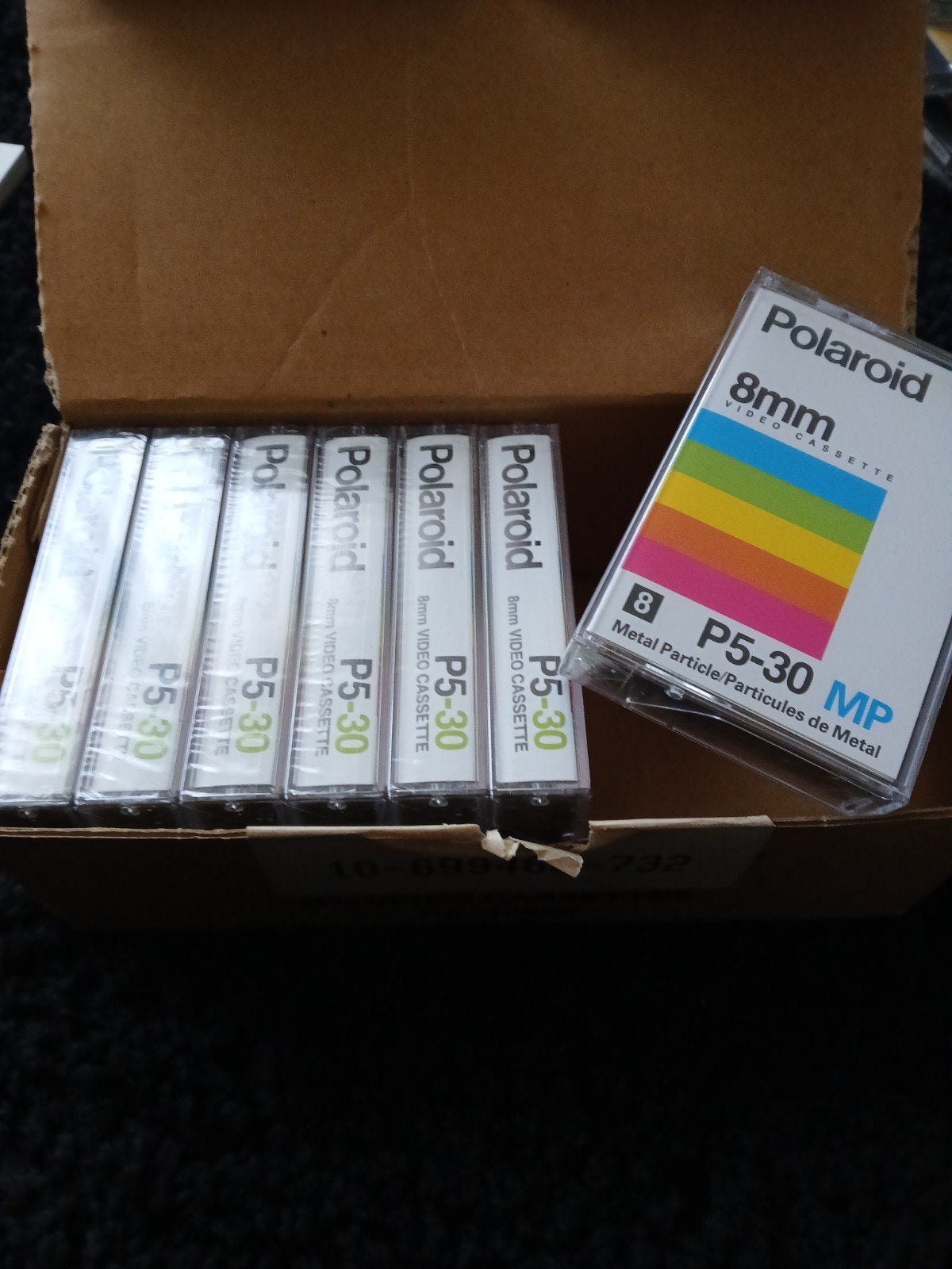 Nieuwe Polaroid 8mm Video Cassettes P5-30MP (6 stuks), Audio, Tv en Foto, Ophalen of Verzenden, Nieuw, Videoband