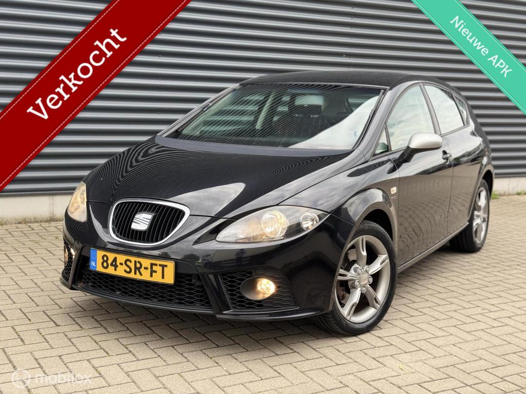 Seat Leon 2.0 TFSI FR 200 PK / New APK / 3e eigenaar, Auto's, Seat, Voorwielaandrijving, Gebruikt, Leon, Zwart