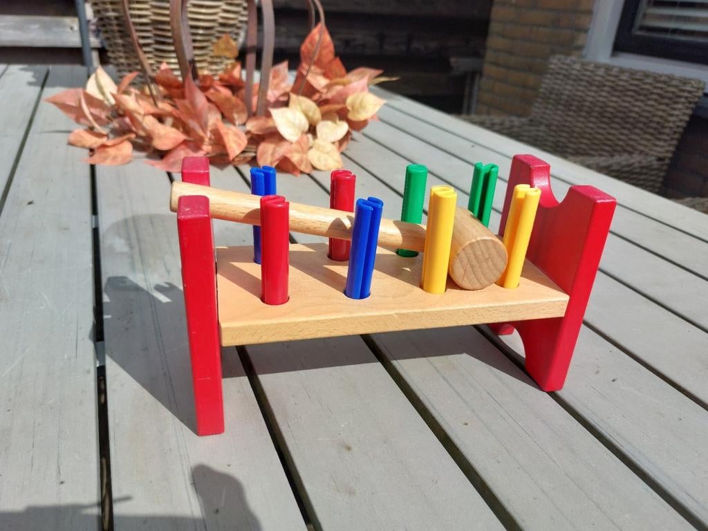 IKEA UPPSTÅ hamertje-tik compleet, Tuin en Terras, Picknicktafels, Ophalen of Verzenden, Rechthoekig, Hout