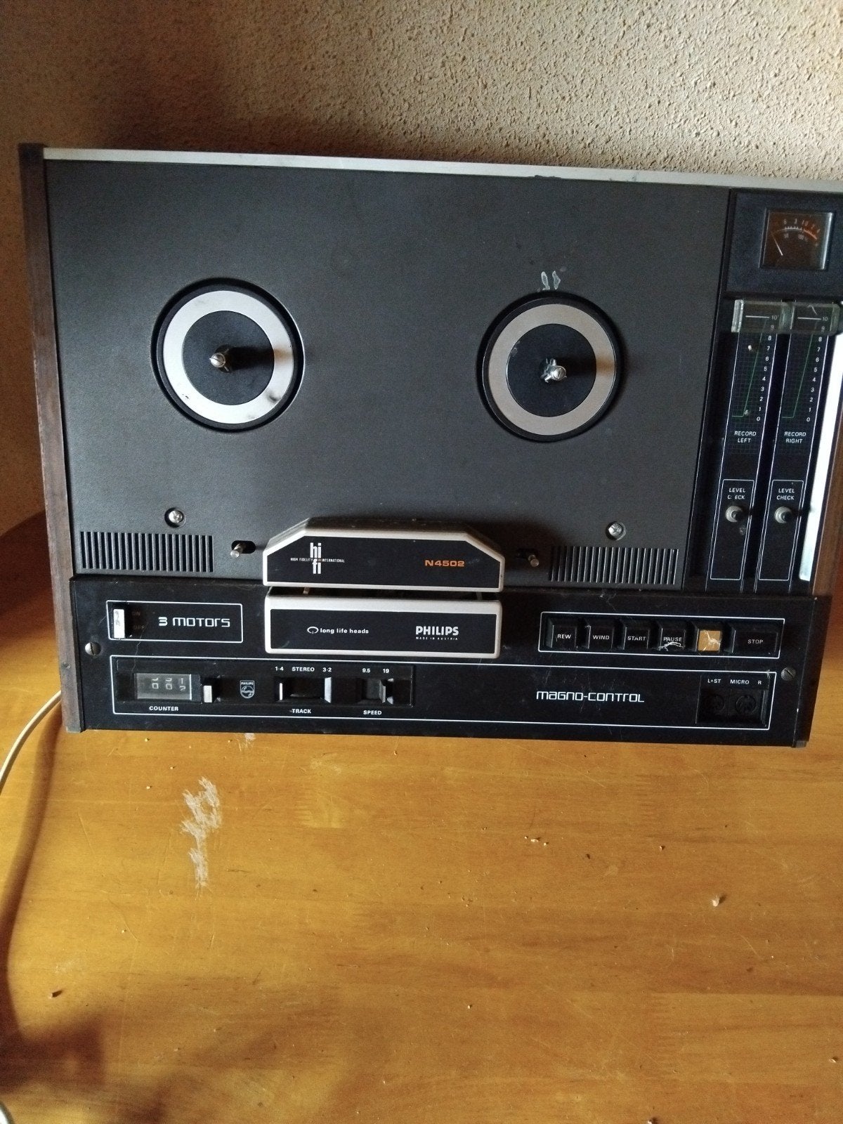 Philips N4502 Bandrecorder - Vintage Reel-to-Reel, Audio, Tv en Foto, Ophalen, Bandrecorder