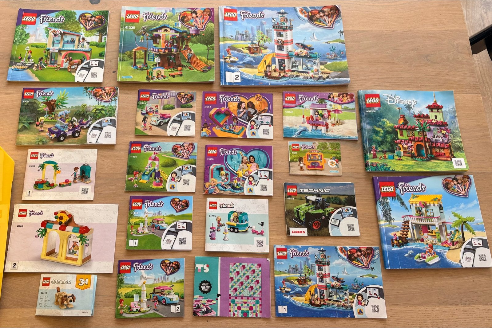 Grote partij LEGO Friends en Classic met handleidingen, Ophalen, Gebruikt, Overige merken
