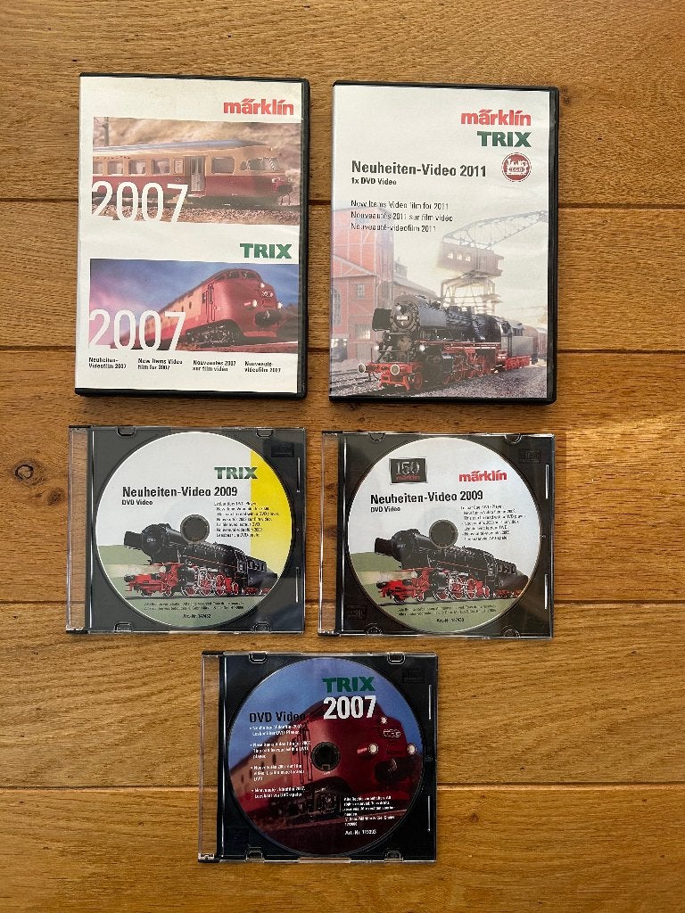 Märklin/ Trix DVD’s van Neuheiten 2007, 2009 en 2011, Cd's en Dvd's, Alle leeftijden, Ophalen of Verzenden, Zo goed als nieuw