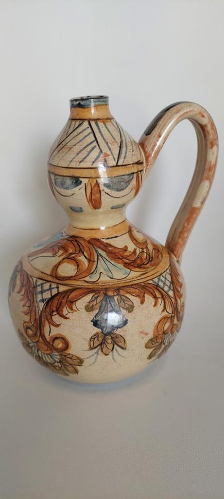 handgeschilderde keramische kruik, van Olaria d Almancil, Antiek en Kunst, Ophalen of Verzenden