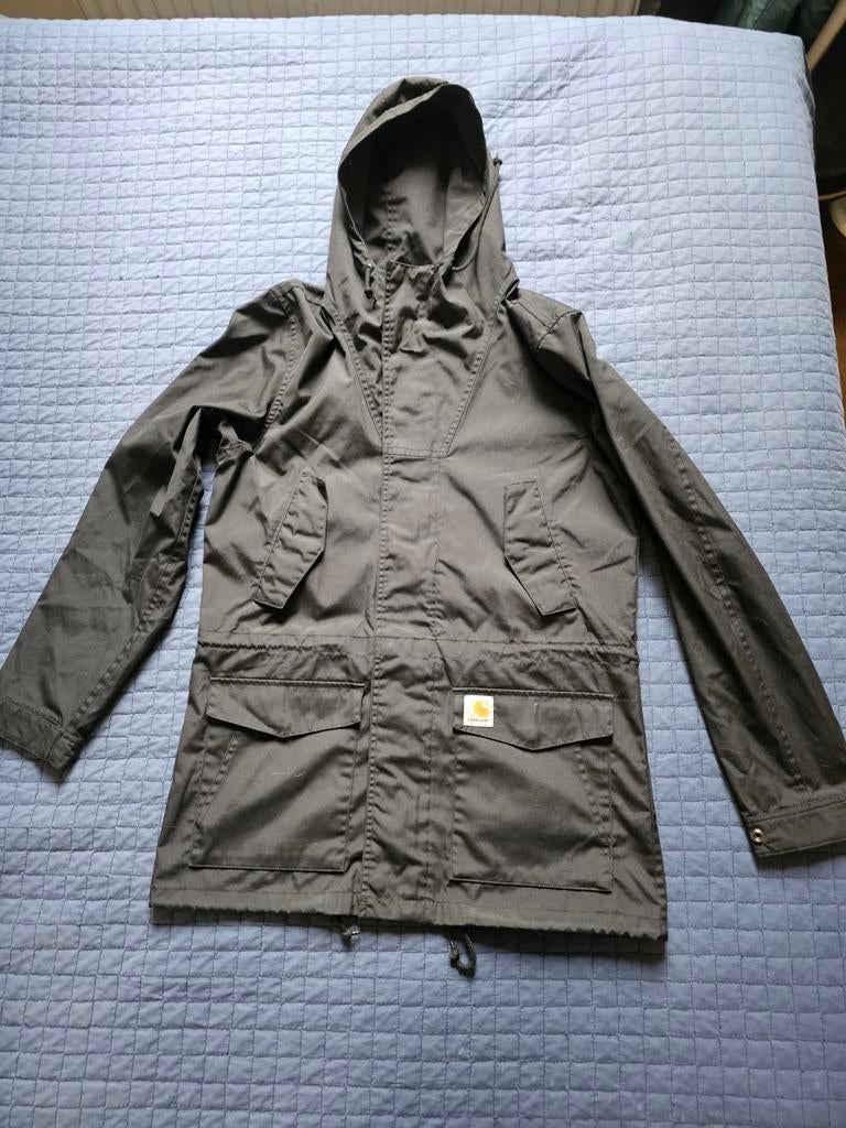Carhartt WIP Hooded Jacket - Maat M, Maat 48/50 (M), Ophalen of Verzenden, Zo goed als nieuw, Grijs