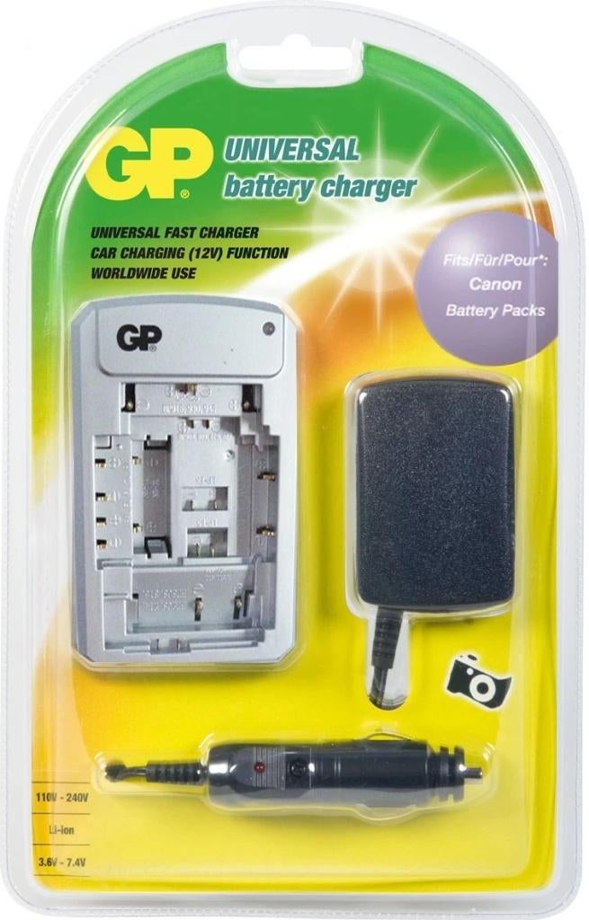 GP Multi lader Canon accu's, LP-E6, BP-511, Ophalen of Verzenden, Nieuw