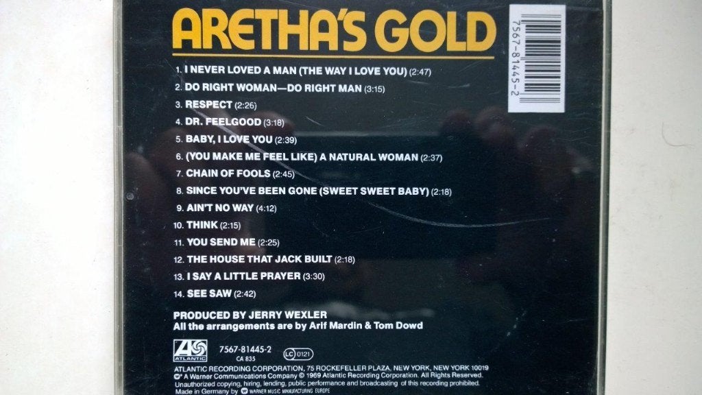 Aretha Franklin - Aretha's Gold, Ophalen of Verzenden, Zo goed als nieuw, Soul, Album
