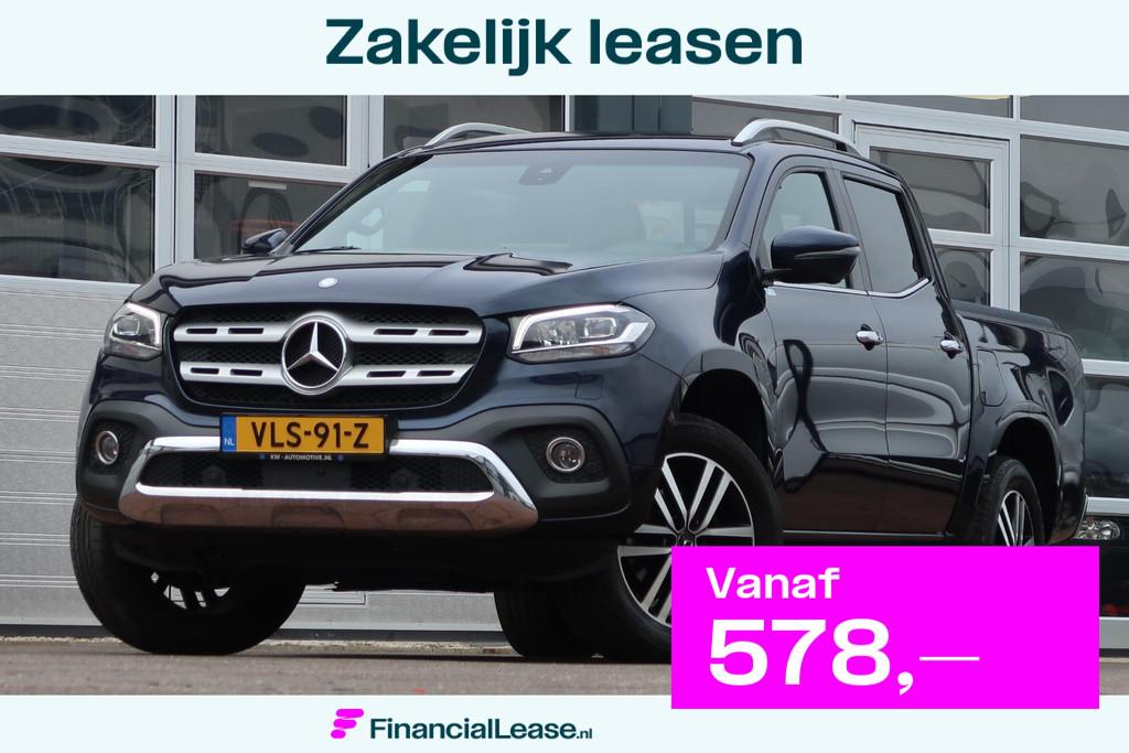 Mercedes-Benz X-klasse 250 d 4-MATIC DC MARGE!/ AUT/ LED/ 36, Startonderbreker, Gebruikt, Blauw, Leder