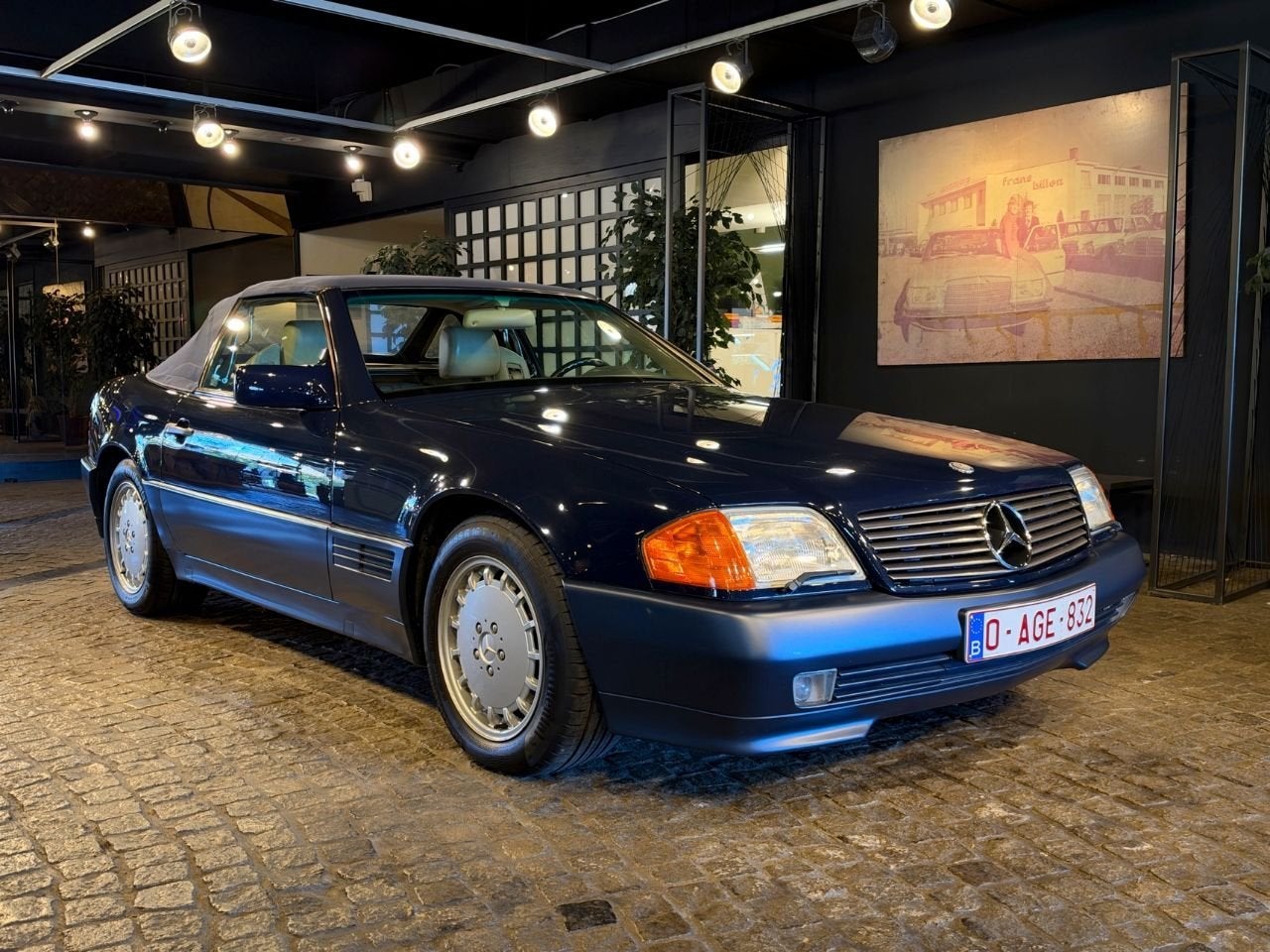Mercedes-Benz SL-Klasse SL500 500SL R129 - Orig. Zwitsers, Automaat, 4973 cc, Cabriolet, Blauw