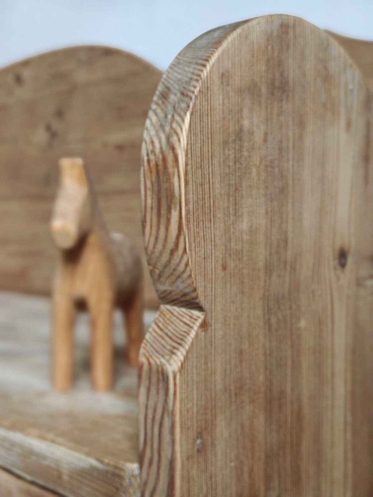 Antieke Zweedse klepbank., Antiek en Kunst, Antiek | Meubels | Stoelen en Banken, Ophalen