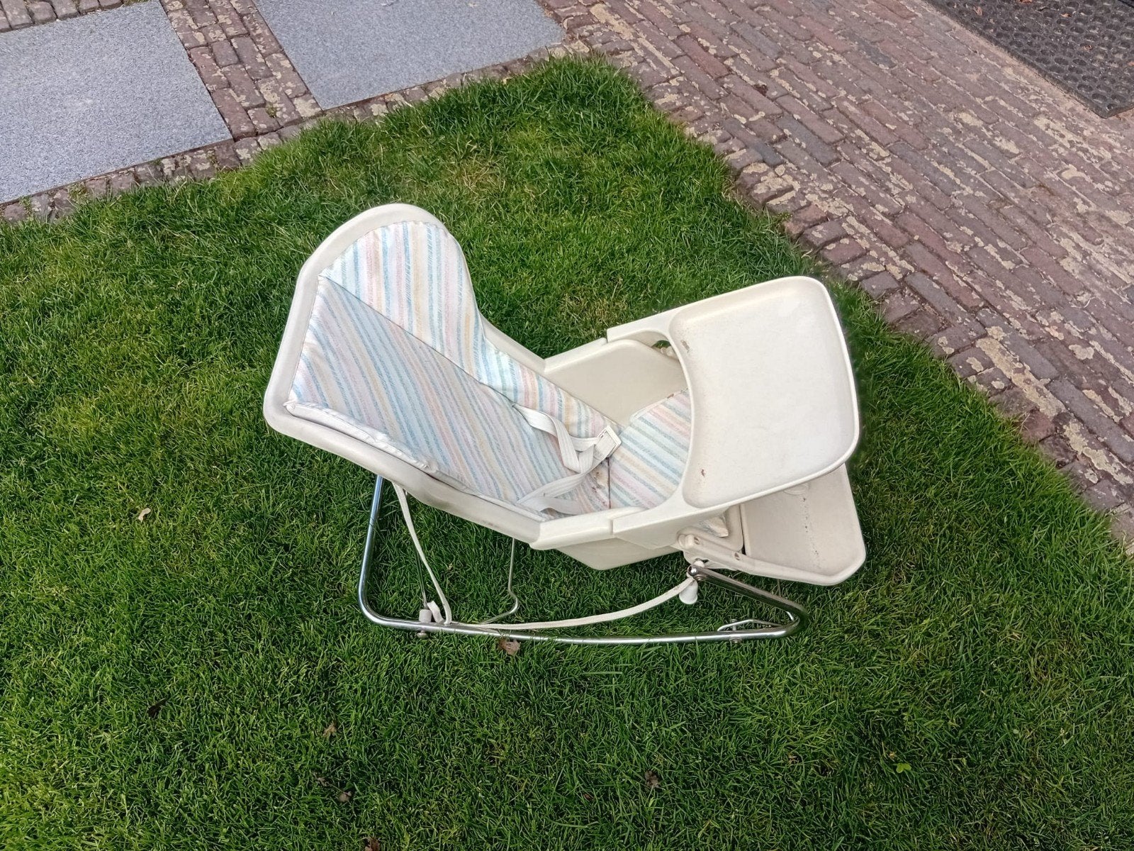 gratis Vintage Wipstoel met Gordel - Gebruikt, Ophalen, Gebruikt