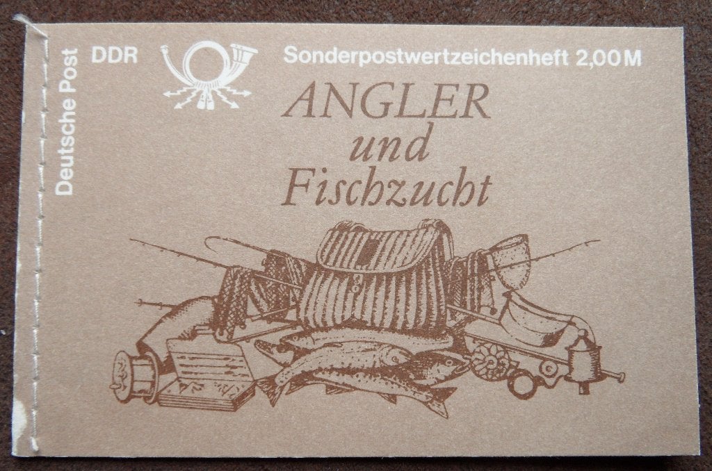 Postzegelboekje Duitsland – DDR Angler und Fischzucht, Postzegels en Munten, Ophalen of Verzenden, DDR, Postfris