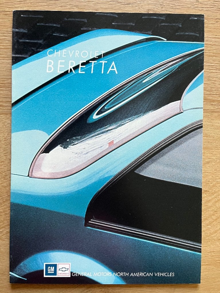 Autofolder/Brochure Chevrolet Beretta 1991, Ophalen of Verzenden, Nieuw, Chevrolet