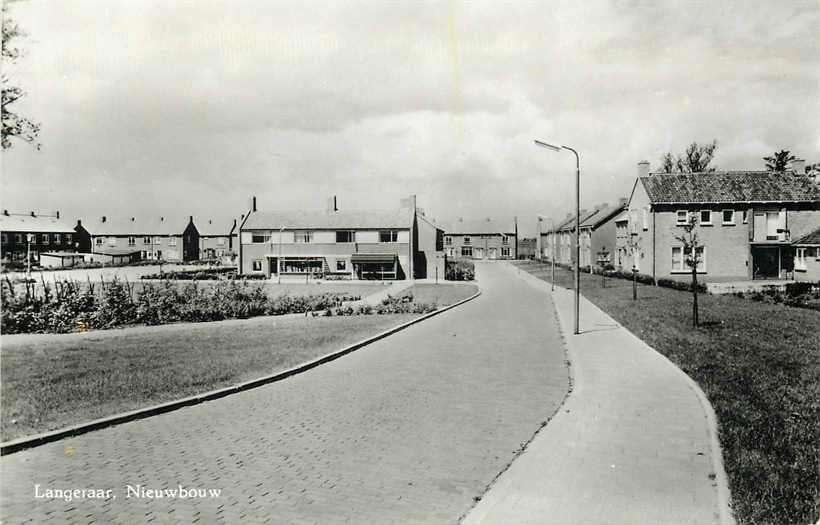 377-196-009 Langeraar Nieuwbouw, Verzenden, Voor 1920, Zuid-Holland