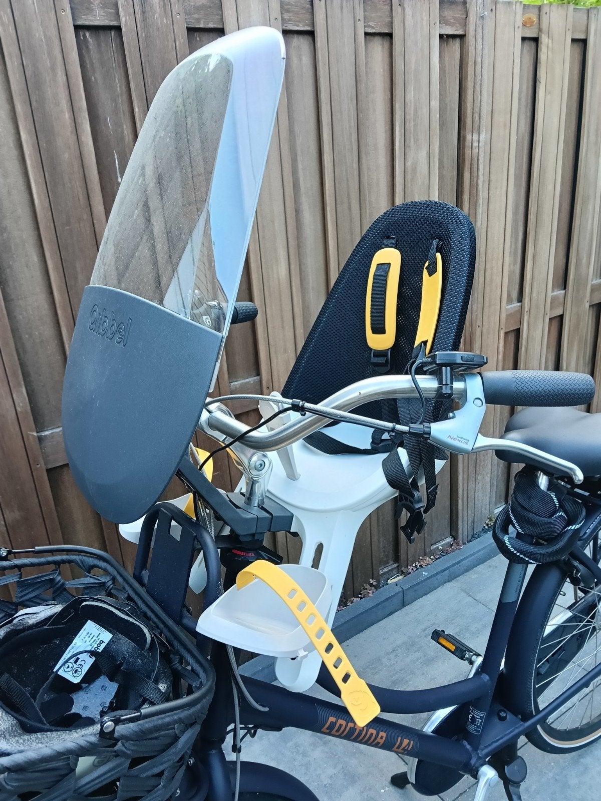 Qibbel voorzitje met windscherm, Ophalen, Voetsteuntjes, Voorzitje, Nieuw