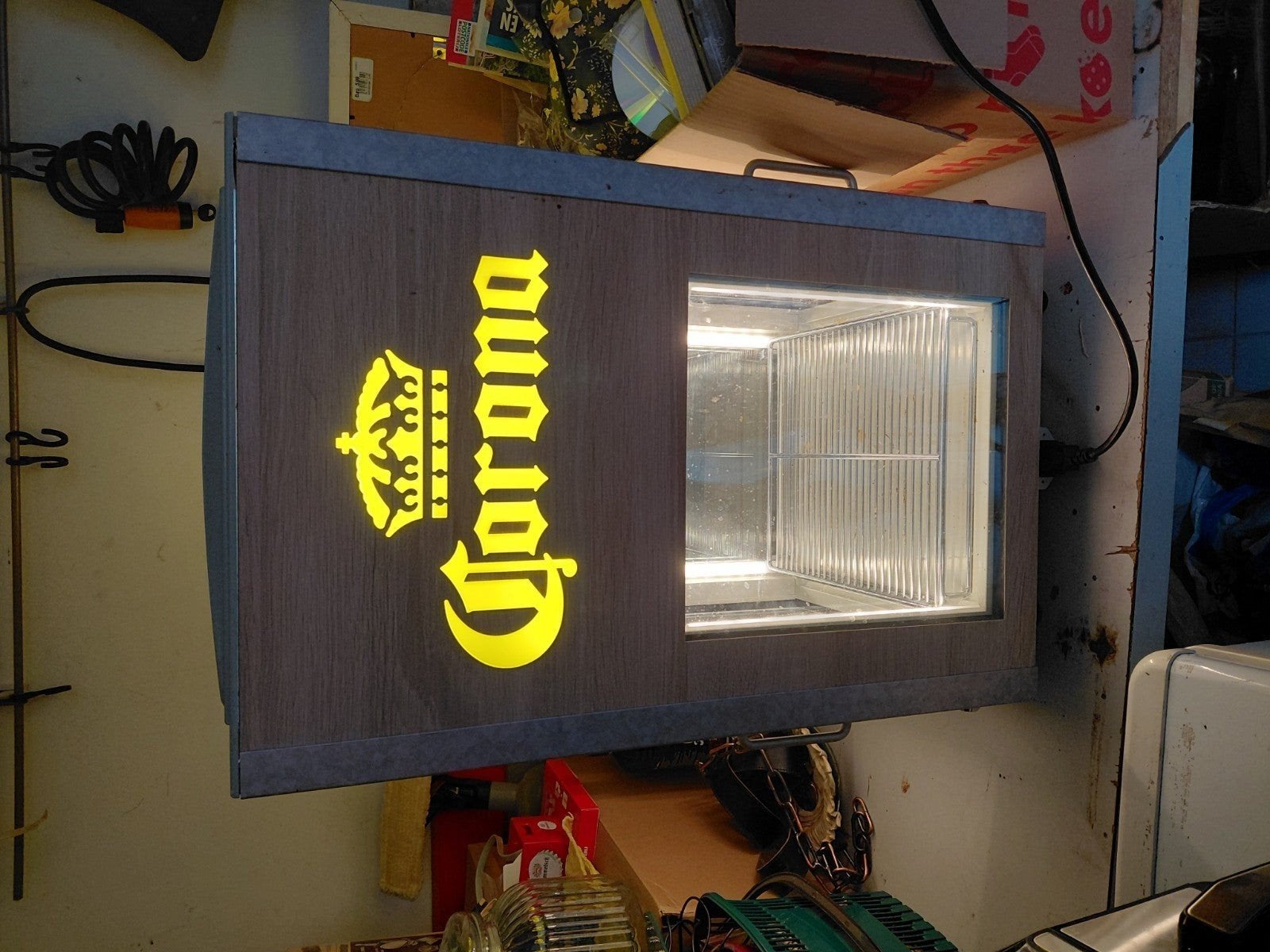 Corona mini koelkast Back Bar 40 Fridge Bluet - 34 liter, Ophalen of Verzenden, Gebruikt