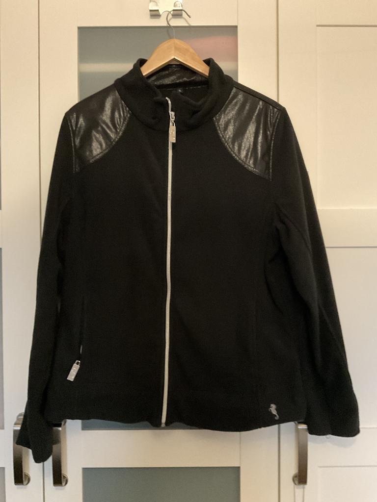 Vest/Jas Cavallino Marino, Ophalen, Zwart, Zo goed als nieuw, Maat 42/44 (L)