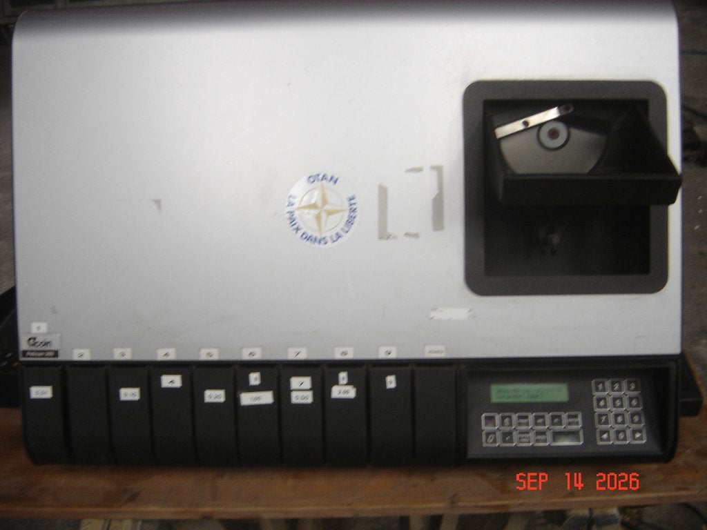 munten tel +sorteermachine, Ophalen, Sorteermachine of Telmachine