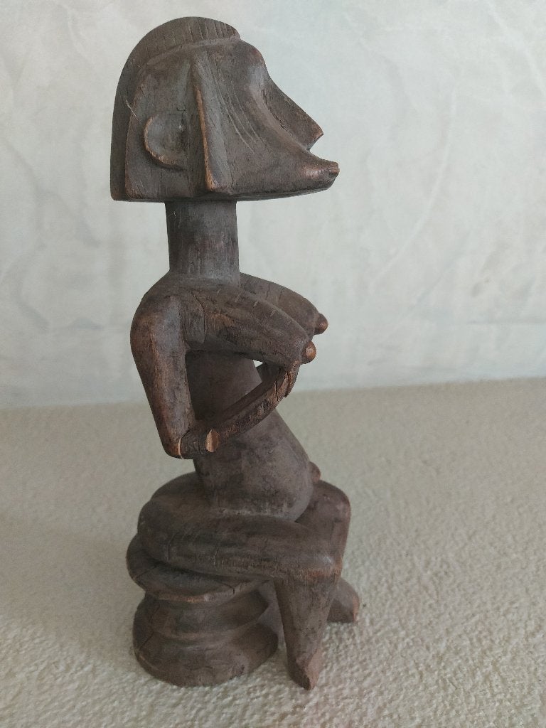 beeldje Dogon/Mali - vrouwelijk figuur, Antiek en Kunst, Verzenden