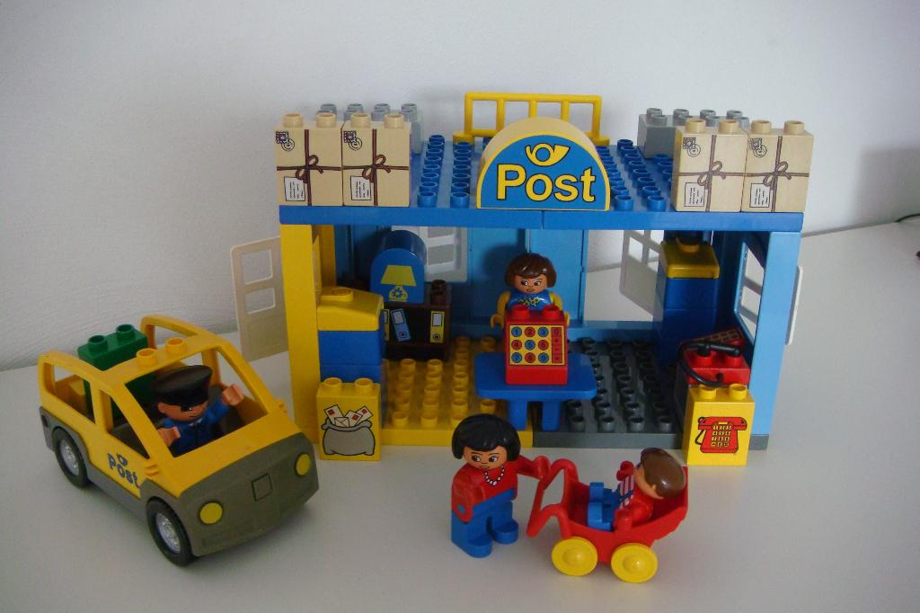 Lego duplo post-pakket winkeltje, Ophalen, Zo goed als nieuw, Duplo