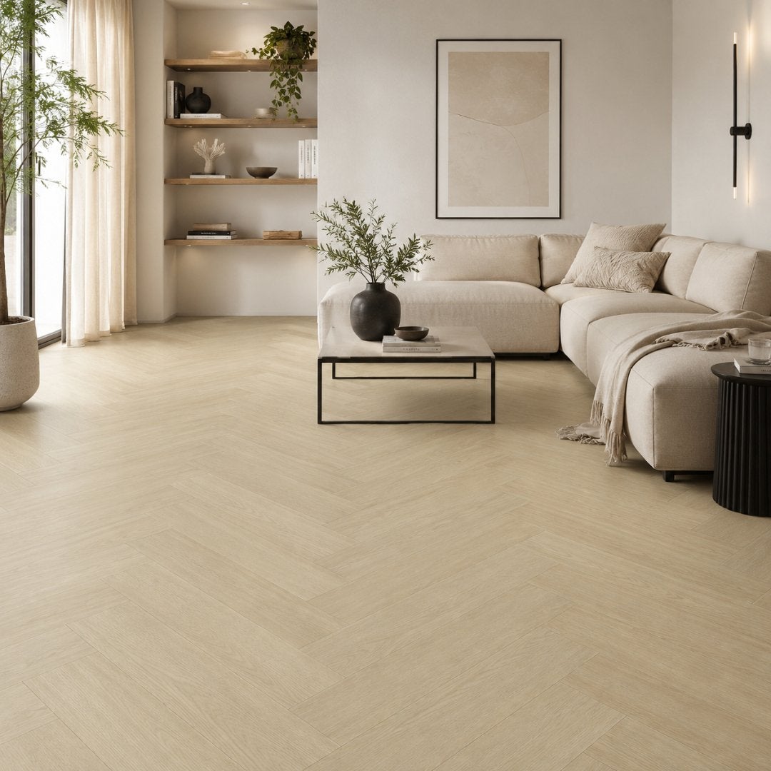 PVC Walvisgraat Vloer | €17,- p/m² | Klik PVC | uit voorraad, Ophalen, 75 m² of meer, Overige typen, Pvc klikvloer