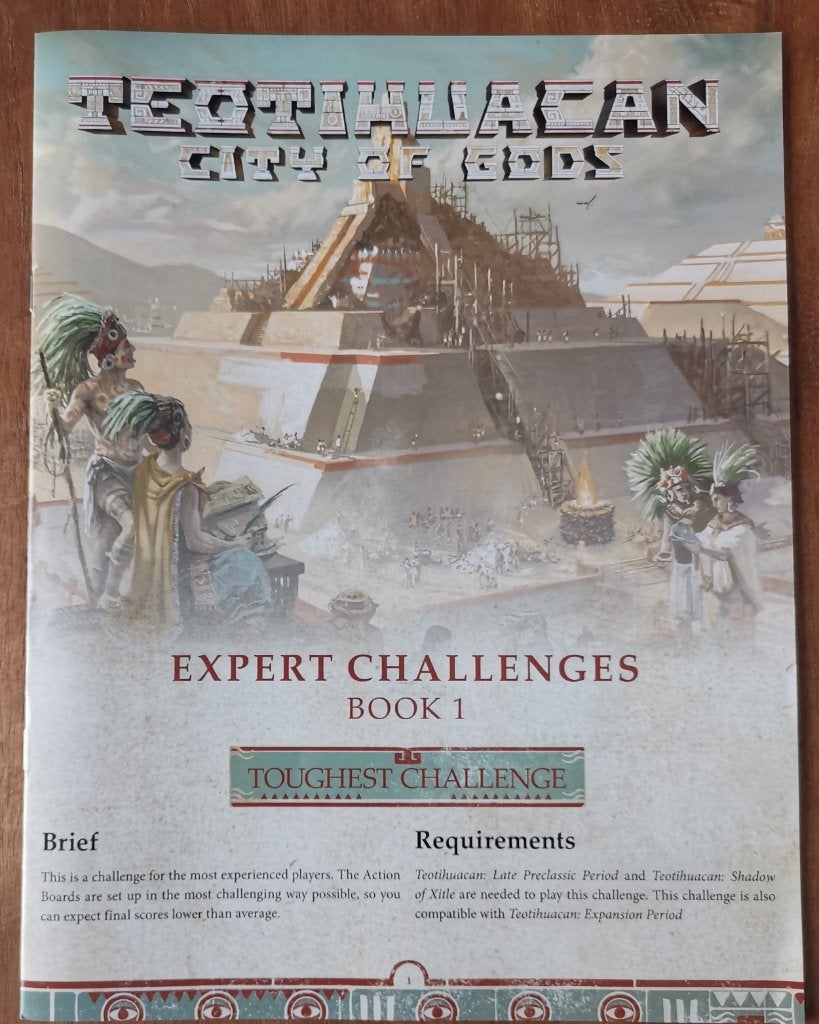 Teotihuacan: Expert Challenges Expansion, Hobby en Vrije tijd, Gezelschapsspellen | Bordspellen, Ophalen of Verzenden, Nieuw