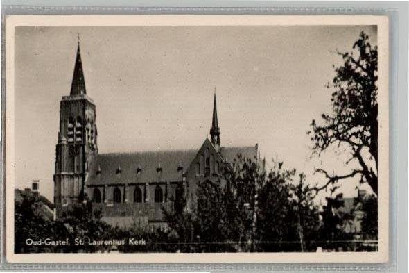 Oud Gastel St. Laurentius kerk, Verzamelen, Verzenden, 1960 tot 1980, Ongelopen, Noord-Brabant