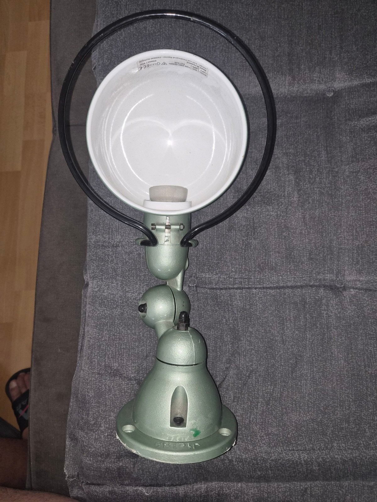 Jielde Loft Wandlamp/Bureaulamp - Vintage Groen, Antiek en Kunst, Ophalen of Verzenden