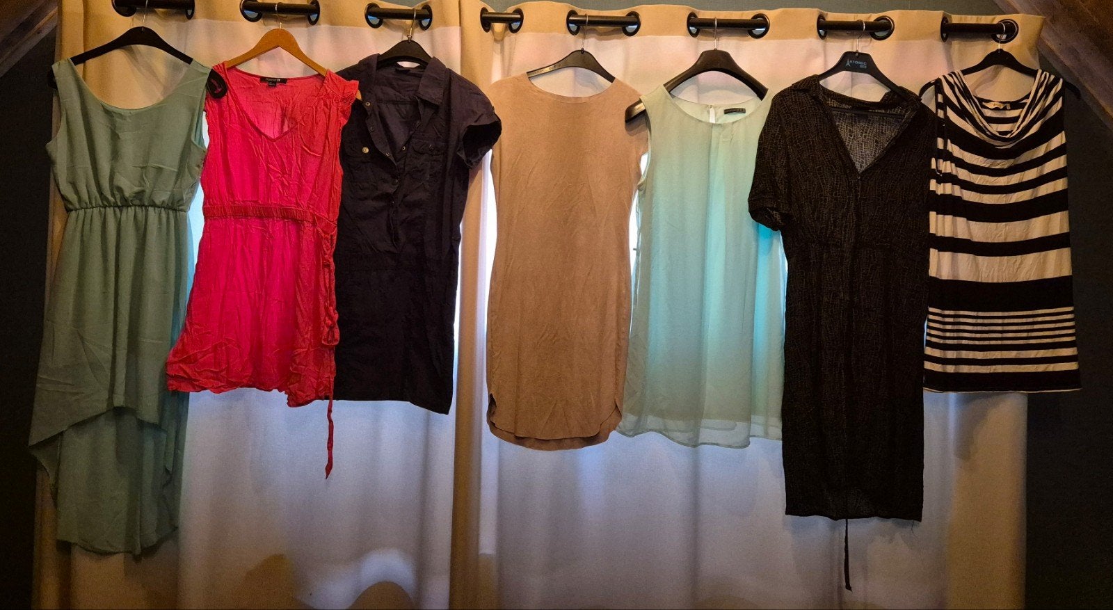 Pakket maat L: 7 zomerjurken maat 40/42, Kleding | Dames, Diverse merken, Meerkleurig, Maat 42/44 (L), Ophalen of Verzenden