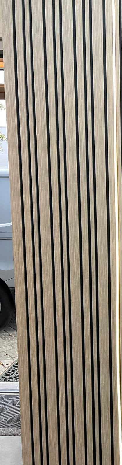Akoestische Wandpanelen Walnoot | Echt Hout | 260 x 60 cm, Huis en Inrichting, Geluiddempend, 260 cm, Hout, Nieuw