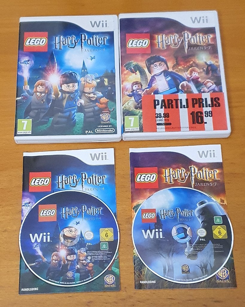 WII | LEGO Harry Potter JAREN 1-4 en JAREN 5-7, Spelcomputers en Games, Games | Nintendo Wii, Avontuur en Actie, Gebruikt, 2 spelers