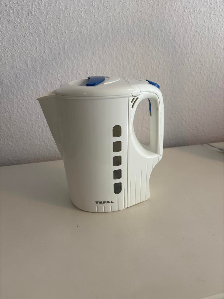 Tefal Speedy Waterkoker 1L - Wit/Blauw, 1 tot 2 liter, Ophalen of Verzenden, Zo goed als nieuw