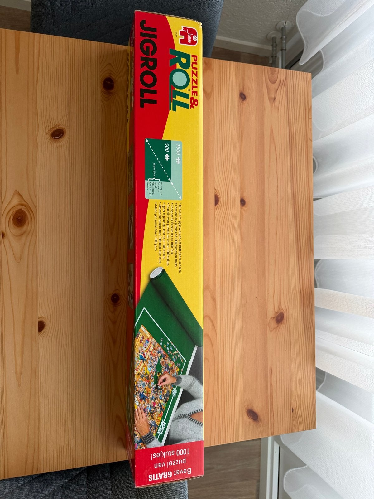 Jumbo Puzzle & Roll Jigroll - Puzzelmat voor 500-1000 stukje, Ophalen, 500 t/m 1500 stukjes, Nieuw, Overige typen