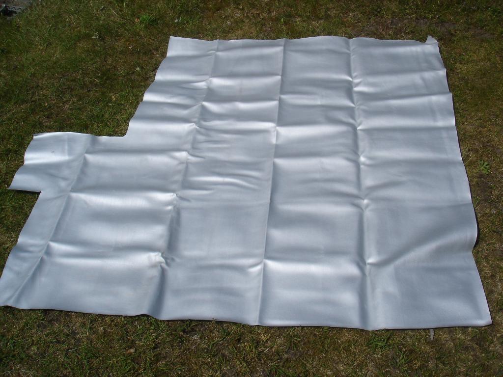 2 x lap skai / zilver en zwart, Ophalen, 120 cm of meer, Zwart, Leer of Kunstleer