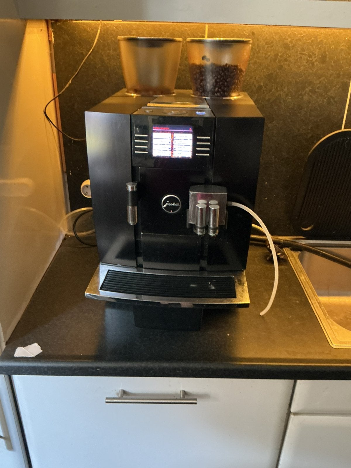 Jura X8 proffessional koffiemachine te koop, Ophalen, Gebruikt, 10 kopjes of meer, Koffiemachine
