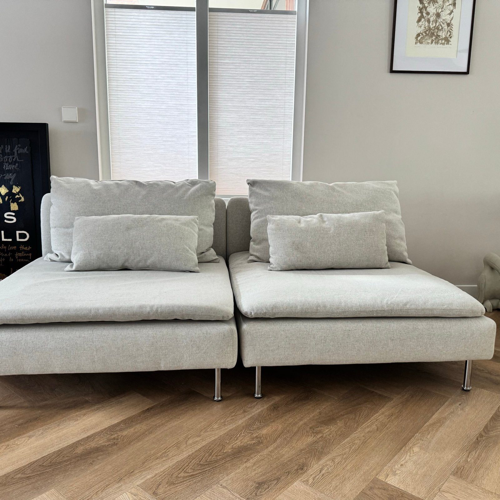 IKEA bankdelen Soderhamn, Huis en Inrichting, Ophalen, 150 tot 200 cm, Tweepersoons, 75 tot 100 cm