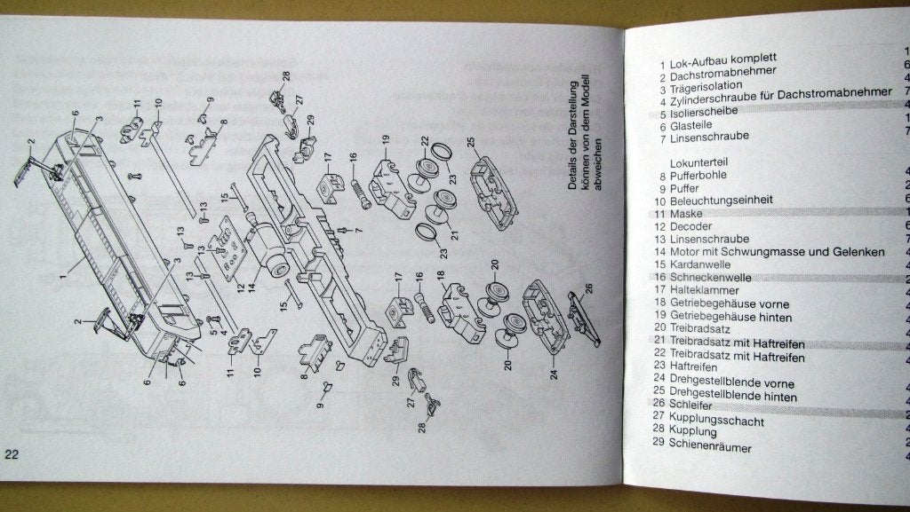 Märklin instructie voor 29523 Cargo-Loc serie 481, Wisselstroom, Gebruikt, Locomotief, Ophalen of Verzenden