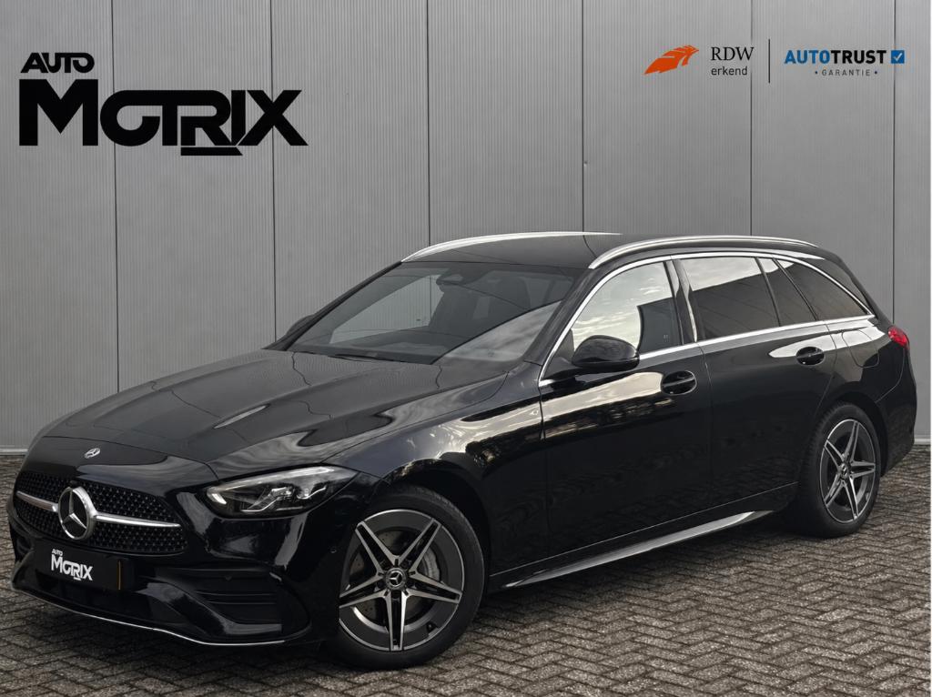 Mercedes-Benz C-Klasse C300e AMG Plug-in 313pk, Auto's, Mercedes-Benz, Automaat, 1800 kg, Zwart, 4 cilinders