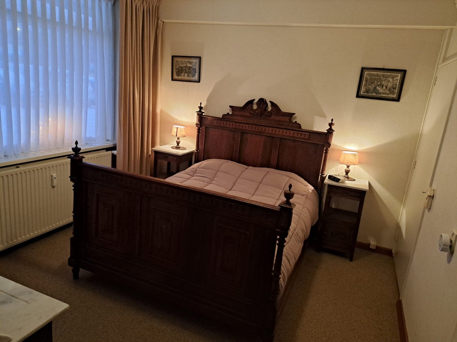 antiek bed, Ophalen, Gebruikt