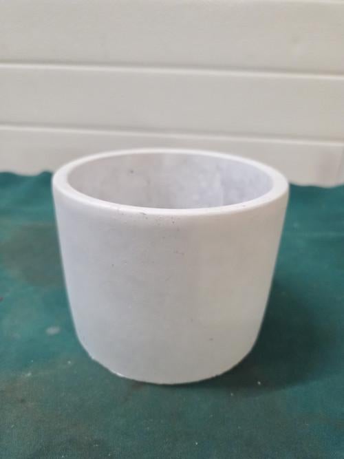bloempot wit, aardewerk, Ophalen of Verzenden, 'T Olde Gre-j, Info@toldegrej.nl, Endepoelstraat 20f Didam