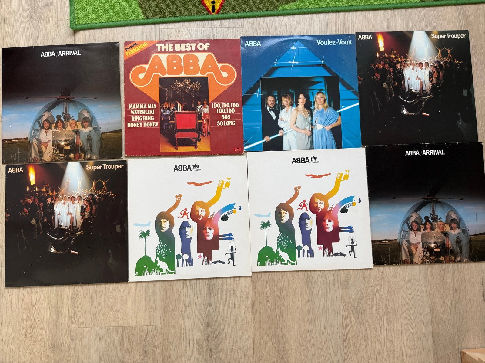 ABBA LP Collectie: Arrival, Super Trouper, Voulez-Vous, The, LP, Gebruikt, Pop, Ophalen of Verzenden